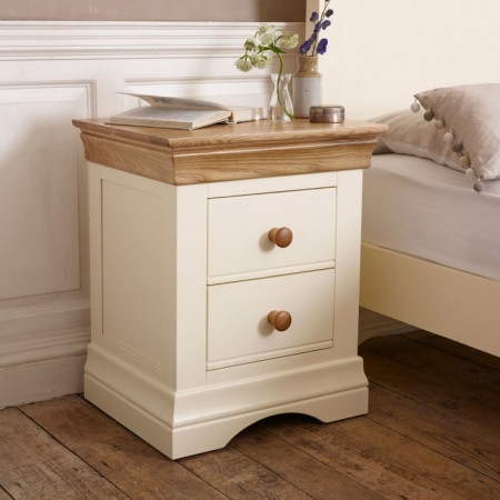 Oak 04 : Tủ 2 Ngăn Kéo Gỗ Sồi